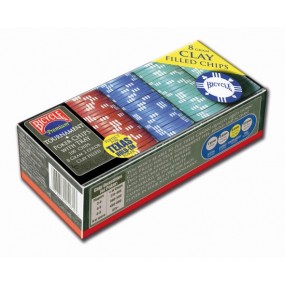 Bicycle 8g Clay Poker Chips